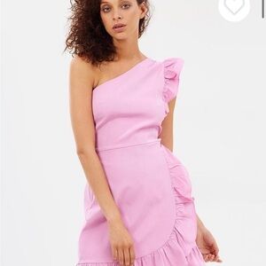 J.Crew Yass One-Shoulder Ruffle Dress  sz 8 NWT